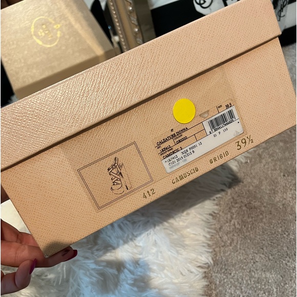 Prada gray suede chunky heels - Picture 6 of 9